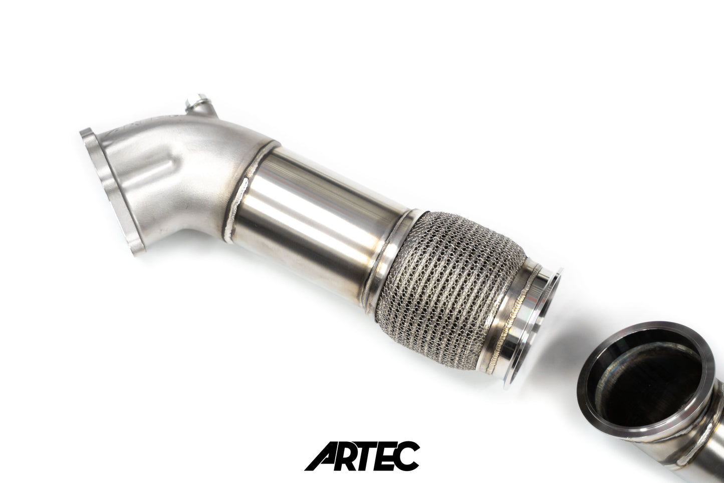 Nissan RB25 4" to 3.5" Cast Downpipe and Midpipe