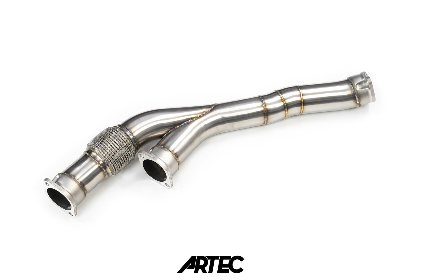 Nissan RB26 Twin 3.5" Stock Frame Front Pipe