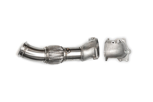 Mitsubishi Evo 10 4B11T 3.5" Cast Dump / Front Pipe - V-Band